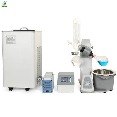 China 50 liter roterende verdamper 220V/380V ethanolherstelmachine voor laboratorium Te koop