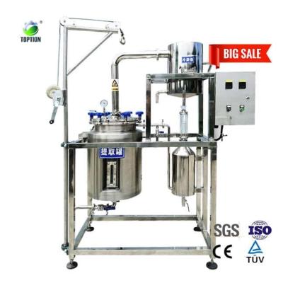 China Extractor de aceite esencial de 500L TOPTION China Equipo de extracción de petróleo en venta