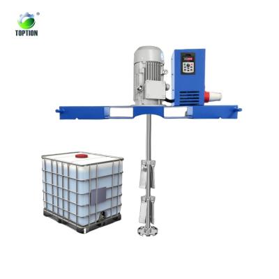 Китай IBC Ton Barrel Electric Mixing Machine Регулируемая скорость IBC Mixer Agitator для жидкости продается