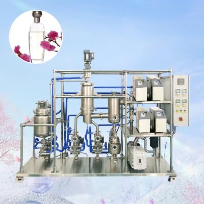 China Equipamento de destilação de óleo essencial de rosmarim de perfume Kit de destilação molecular de caminho curto à venda