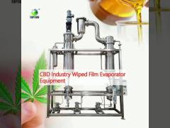 CBD Industry Wiped Film Evaporator Equipment