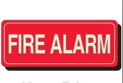 China Fire Alarm Logo Lighted Building Signs Custom Lighted Signs For Business for sale