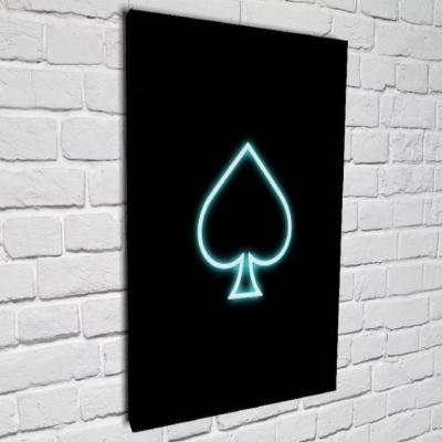 China Wall Mounted/Hanging Poker Neon Sign Led Poker Neon Light Whole Series Poker Neon Sign For Room Decoration for sale