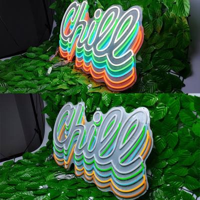 China Wall Mounted/Hanging Custom Neon Sign Led Infinity 3D Neon Led Lights Flex Sign OEM Service For Neon Sign for sale