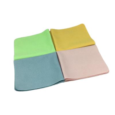 China Viable Cheap Microfiber Cleaner Logo Silver Polishing Cloth for sale