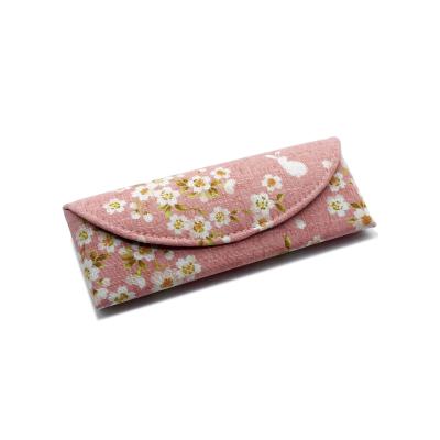 China OEM Cheap Eyewear Case Cotton Women Eyeglasses Case Hard Leather for sale