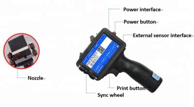 China Inkjet Batch Coding Machine 1.2mm-12.7mm Printing Height For Label Bar Coding Printer for sale