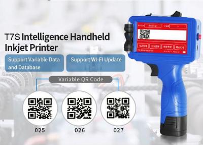 China High Resolution Industrial QR Code Printer / Manual Batch Coding Machine for sale