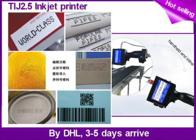 China Top Laser CIJ Inkjet Printer / Batch Code Lot Number Printing Machine For Food Bag for sale