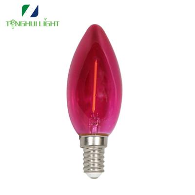 China Glass+Aluminum New Products 12V/36V Smart Bulb C35 0.6W TUV Made In China for sale