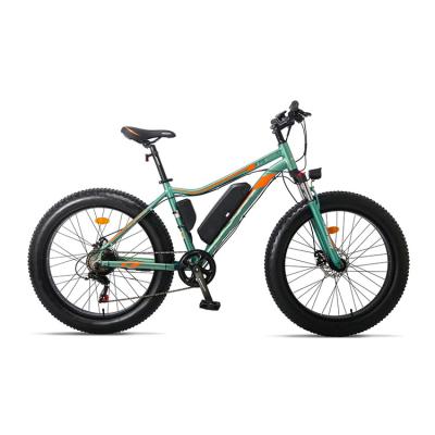 China Aluminum alloy 48V 12.8Ah lithium battery aluminum alloy fat tire electric bicycle for sale