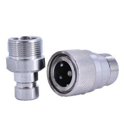 China Oil Precision 304 Stainless Steel 316 External Thread Hexagon Joint for sale