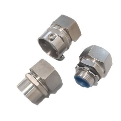 China 304 316 Oil Stainless Steel Pipe Fittings External Thread Universal Joint Stainless Steel Joint for sale