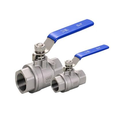 China Home Kitchen 304 316 Food Grade Three Staple Sanitary Faucet Two Way Stainless Steel Ball Valve for sale