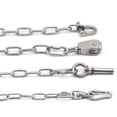 China Marine Construction High Quality Marine Building Stainless Steel Long Chain Link for sale