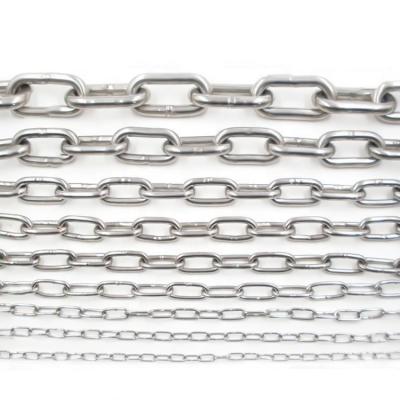 China Metal Chain 304 Stainless Steel 316 Rustproof Marine Construction Light Chain for sale