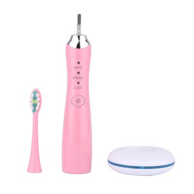 China Factory OEM IPX7 Powerful Vibrating Deep Cleaning Optional Mode Rechargeable Waterproof Rechargeable Ultrasonic Electric Toothbrush For Adult for sale