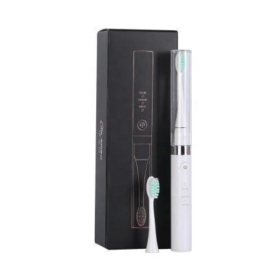 China Hotel USB Mini Size Adult Ultrasonic Electric Automatic Portable Waterproof Rechargeable Sonic Toothbrush For Traveling for sale