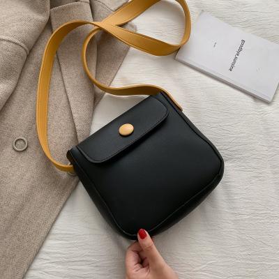 China Polyester Women Shoulder Solid Color Leather Women Bags Handbags Female Handbag Cross - Body Bags for sale