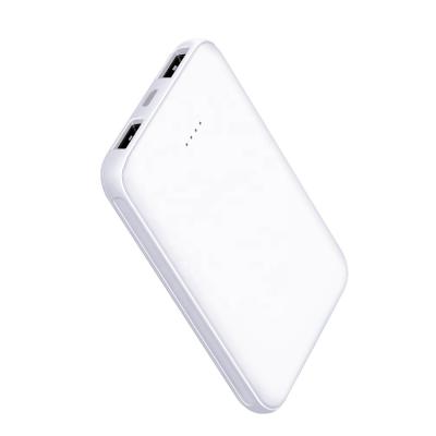 China Factory Original Fast Super Slim Support Charging External Portable Battery Charger For Mobile Phone 5000mAh Power Bank for sale