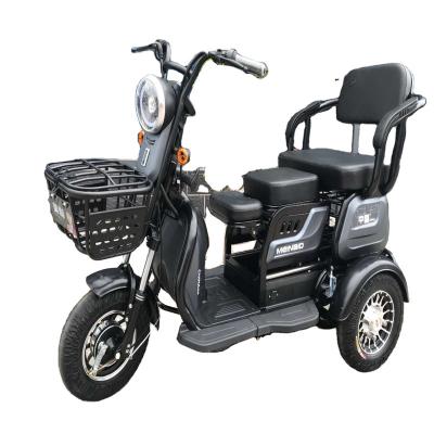 China Passenger Three Wheel Electric Tricycle With Pedals 600W Motor Electric Scooter For Elderly for sale