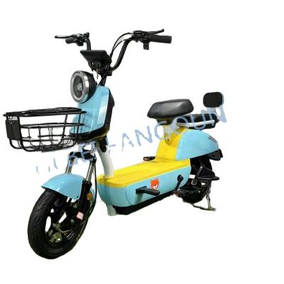 China Fastest Steel Two Wheels Motorcycle Electric Motor Bike 350W Electric Bike For Adult for sale