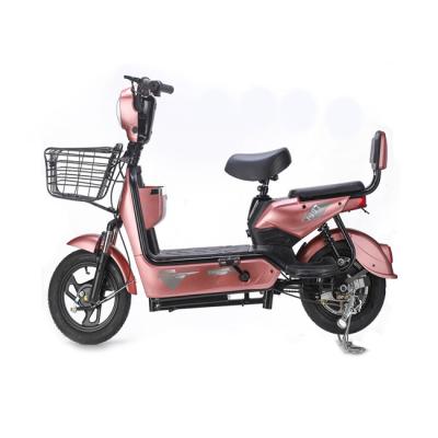 China China WOSU electric bike 350W electric scooter 48V 12ah battery pack 2 steel electric wheel electric bike for sale