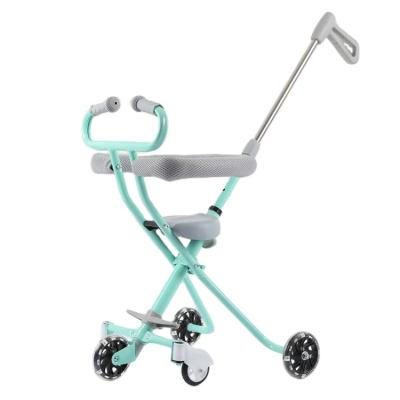 China 2020 new design luxury stroller system moving baby stroller with 5 shiny wheels for sale for sale