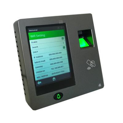 China Biometric IC/ID 4.0inch Screen SDK Free Software Time Access Control Attendance Machine for sale