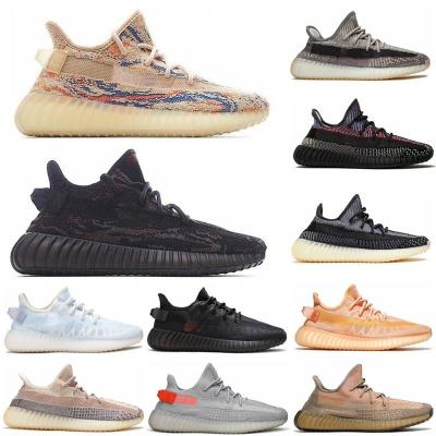 China Yeezy Running Shoes Mens Womens Rubber 350 Cmpct Outdoor Sneakers Black Zebra V2 Static Reflective Cream White Red Sports Slate for sale