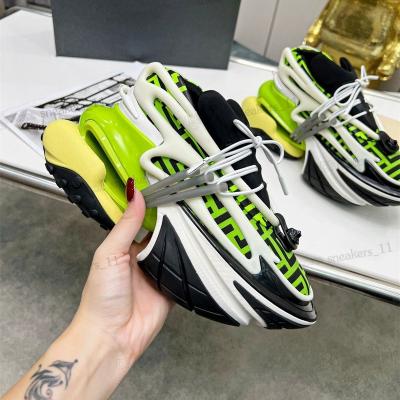 China Luxury Leather Unicorn Sneakers Fashion Trend Designer Balmain Casual Shoes Men Women Shape Outdoor Sport Shoe Space Metaverse Trainers for sale