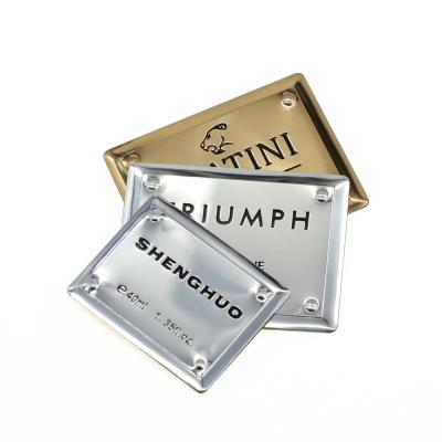 China Waterproof Manufacturer in China Metal Label Metal Nameplate Sticker for sale