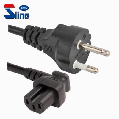 China Home Appliance Thailand 3 Pin Plug To IEC 320 C15 Power Cord Angled Cable With TISI Certification for sale