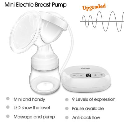 China P.P. Bimirth Mini Breast Pump Set Portable Electric Nipple Milk Bottle Sucking Automatic Massage Breastfeeding BPA Free AC100-240V for sale