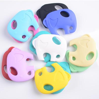 China Baby Elephant Toy Silicone Pendant Teeth Teeth Soft Chewable Infant Toy Safe Baby Teeth Chew Toy for sale