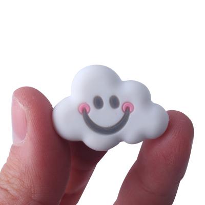 China Soft Toy BPA Free Silicone Beads Mini Cloud Baby Teething Toys for sale