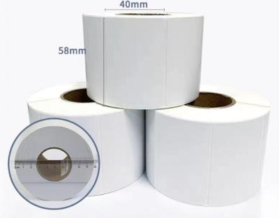 China Barcode Barcode Sticker Label Roll Direct Thermal Label Self Adhesive Label Roll for sale