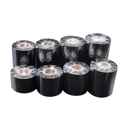 China COMPATIBLE Wax Transfer Ribbon 110mm*300m Black Resin Ribbon Thermal Printer TTR Ribbon for sale