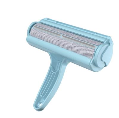 China Amazon Hot Sale Dog Cat Hair Remover Brush Pet Hair Remover Stocked Self-Cleaning Roller for sale