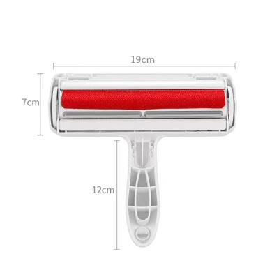 China Amazon Self Cleaning Pet Grooming Roller Cat Pet Dog Brush Pet Stocked Top Selling Hair Remove for sale