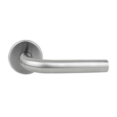 China Modern Luxury Stainless Steel Double Sided Tubular Door Handle Lever Door Handle for sale