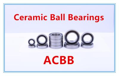 China Steel Ball Ceramic Ball Nylon Holder Thrust Angular Contact Bearing 3.8 KN Static Load en venta