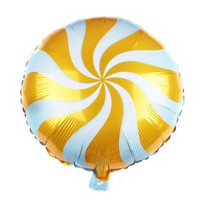 China New Popular Decoration Windmill Candy Lollipop 18 Inch Luxury Decor Kids Balloon Kids Birthday Party Activities Aluminum Decorations for sale