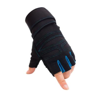 China Custom Gym Sports Gloves Half Finger Sports Gloves Breathable Cycling Protection for sale