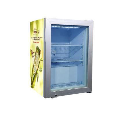 China Hot Selling SD98 98L Single-temperature Ice Cream Vertical Display Deep Freezer For Supermarket for sale