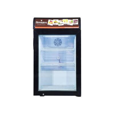 China Custom SD98B 98L Meisda Single-temperature Mini Fridge Commercial Kitchen Display Freezer For Restaurant for sale