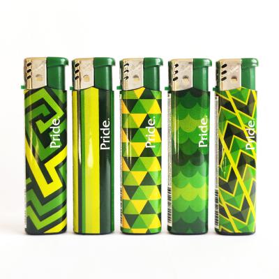 China Safety compact appearance and low price. Women Also Like Customizable Printing Inflatable Electronic Lighter for sale