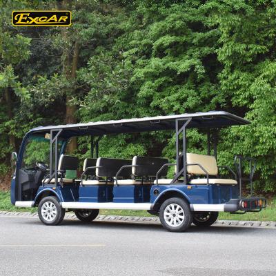 China Wholesale Cheap 7.5KW 72V 14 Seats Electric Sightseeing Bus Electric Sightseeing Car 25% for sale