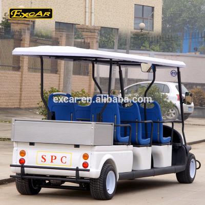 China EXCAR 6 seater mini electric patrol car electric bus cruiser with cargo box 25% for sale