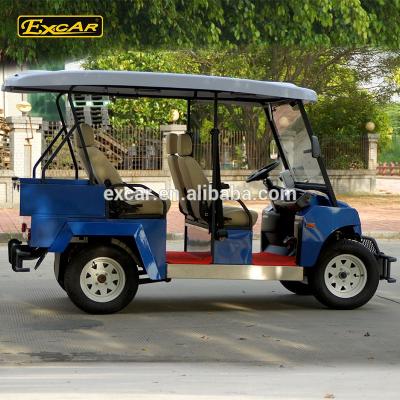 China Trojan Patrol Car Battery Restructured Electric Golf Cart 3175*1219*1727mm Electric Golf Cart for sale